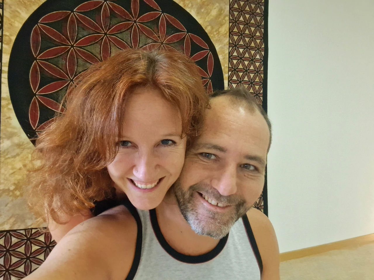 Christophe et Maria animant un stage Tantra Couple